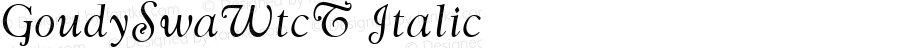 GoudySwaWtcT Italic