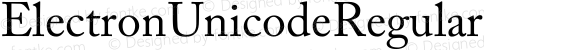 Electron Unicode Regular