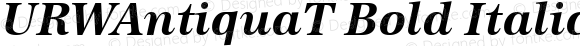 URWAntiquaT Bold Italic