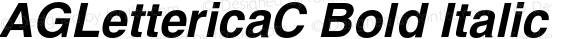 AGLettericaC Bold Italic