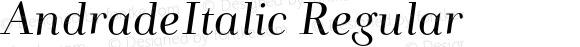 AndradeItalic