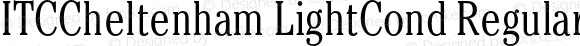 ITCCheltenham LightCond Regular