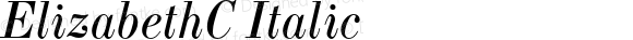 ElizabethC Italic
