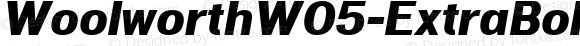 WoolworthW05-ExtraBoldIt Regular