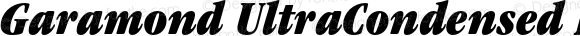 Garamond UltraCondensed Italic