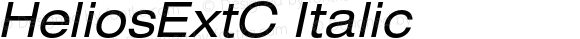 HeliosExtC Italic