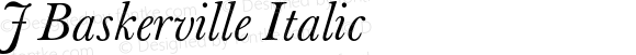 J Baskerville Italic