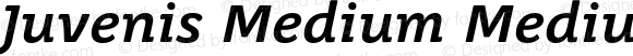 Juvenis Medium Medium Italic