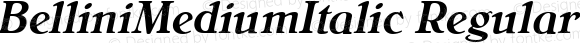 BelliniMediumItalic