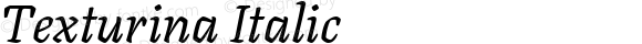 Texturina Italic