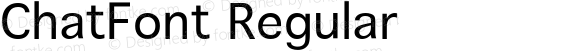 ChatFont Regular