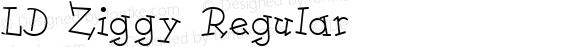 LD Ziggy Regular Macromedia Fontographer 4.1 7/23/2004