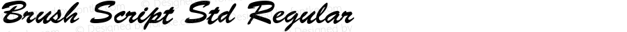 Brush Script Std Regular OTF 1.020;PS 001.003;Core 1.0.31;makeotf.lib1.4.1585