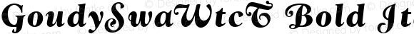 GoudySwaWtcT Bold Italic