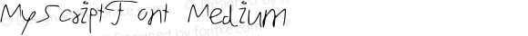 MyScriptFont