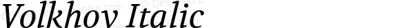 Volkhov Italic