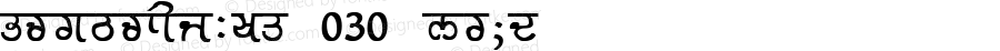 GurmukhiLys 030 Bold 1.0 Sat Apr 05 04:35:00 1997