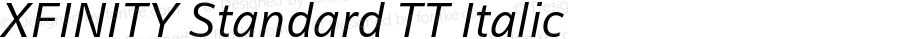 XFINITY Standard TT Italic