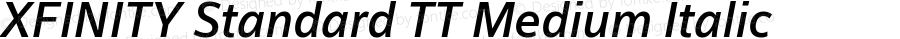 XFINITY Standard TT Medium Italic