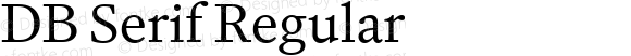 DB Serif Regular