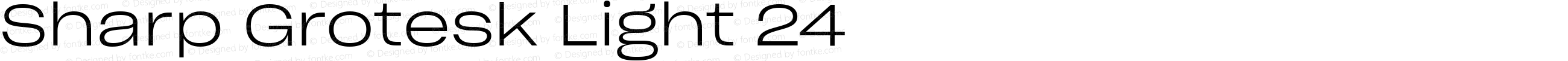 Sharp Grotesk Light 24