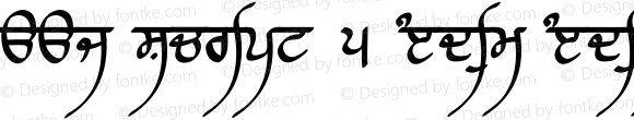 Raaj Script Medium