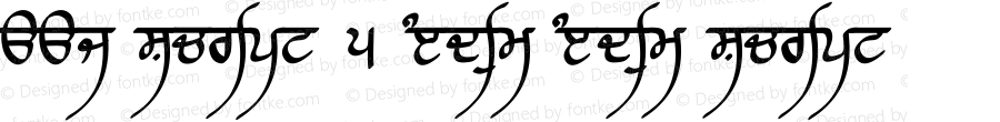 Raaj Script Medium