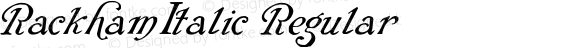 RackhamItalic Regular