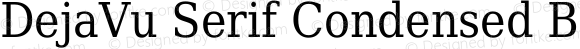 DejaVu Serif Condensed