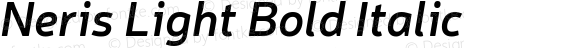 Neris SemiBold Italic