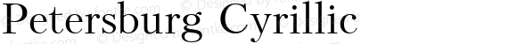Petersburg Cyrillic