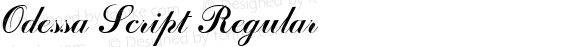 Odessa Script Regular