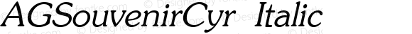 AGSouvenirCyr Italic