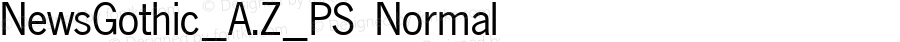 NewsGothic_A.Z_PS Normal