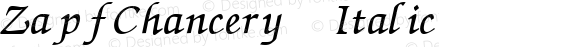 ZapfChancery Italic