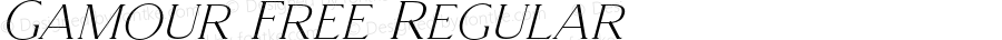 GamourFree-Italic