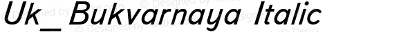 Uk_Bukvarnaya Italic