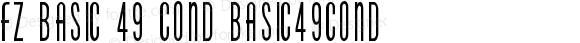 FZ BASIC 49 COND BASIC49COND