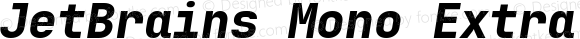 JetBrains Mono Extra Bold Italic