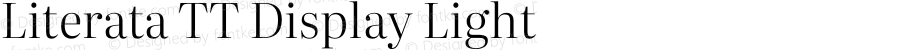 Literata TT Display Light