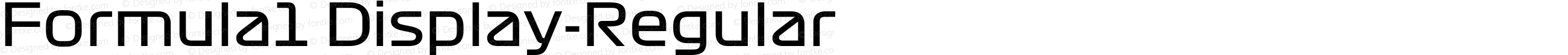 Formula1 Display-Regular
