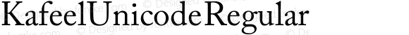 Kafeel Unicode Regular