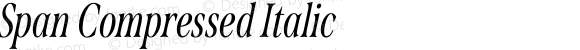 Span Compressed Italic