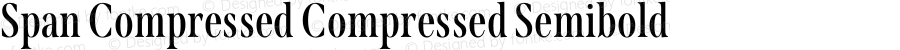 Span Compressed Compressed Semibold