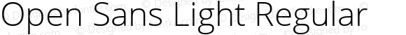 Open Sans Light Regular