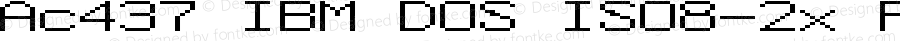 Ac437 IBM DOS ISO8-2x Regular v2.2-2020-11