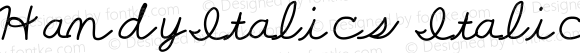 HandyItalics Italics