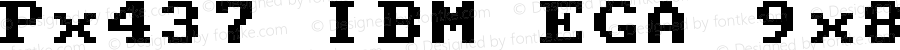 Px437 IBM EGA 9x8 Regular v2.2-2020-11