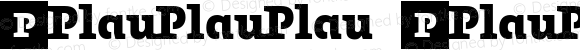 Plau Logotype Regular Version 1.001;PS 001.001;hotconv 1.0.70;makeotf.lib2.5.58329