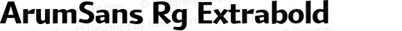 ArumSans Rg Extrabold